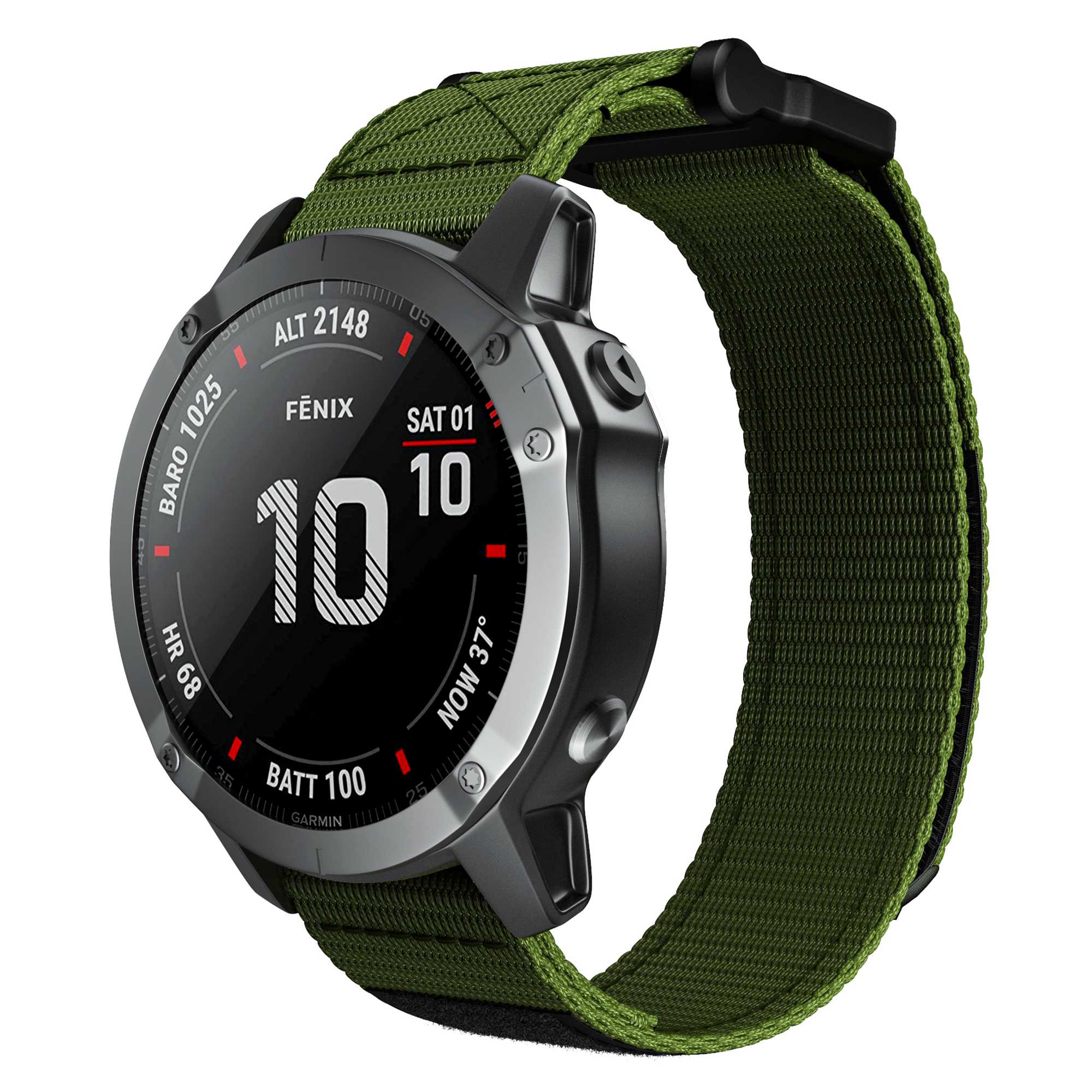 For Garmin Fenix 7 Fenix 6 Pro Forerunner 935 945 22mm Smart Watch Strap Adjustable Nylon Loop Wrist Band For Garmin Fenix 7 Fenix 6 Pro Forerunner 935 945 22mm Smart Watch Strap Adjustable Nylon Loop Wrist Band